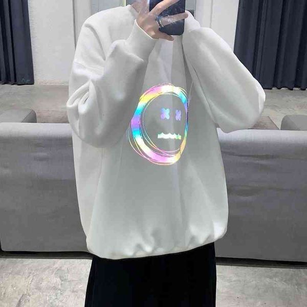 perth personality colorful smiling face printed sweater long sleeve t-shirt autumn fashion loose large bottomed shirt, Black
perth personality colorful smiling face printed sweater long sleeve t-shirt autumn fashion loose large bottomed shirt, Black