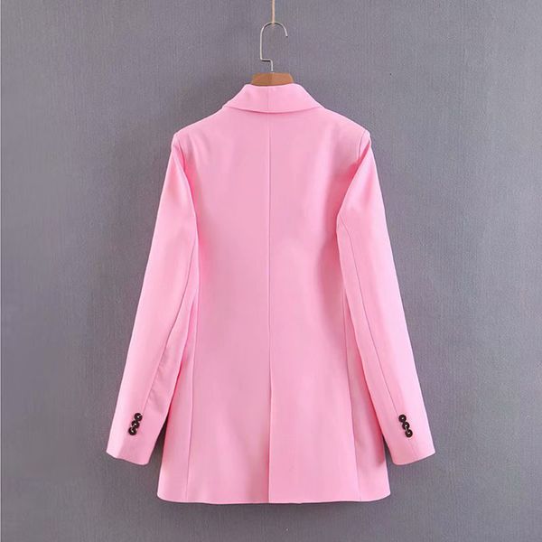 women solid blazers suits jackets female double breasted coats fashion pink ladies elegant working wears women's outwear ll030 bawr, White;black
women solid blazers suits jackets female double breasted coats fashion pink ladies elegant working wears women's outwear ll030 bawr, White;black