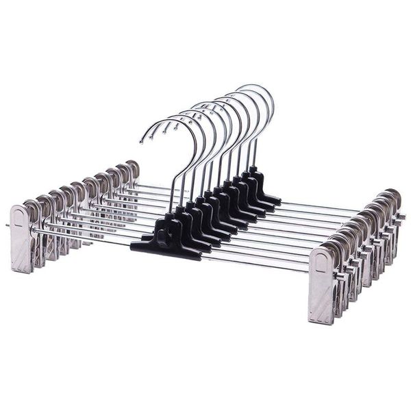 trouser hangers 10 pack add on skirt hangers with adjustable clips clothes pants jeans clamp non slip space savi
trouser hangers 10 pack add on skirt hangers with adjustable clips clothes pants jeans clamp non slip space savi
