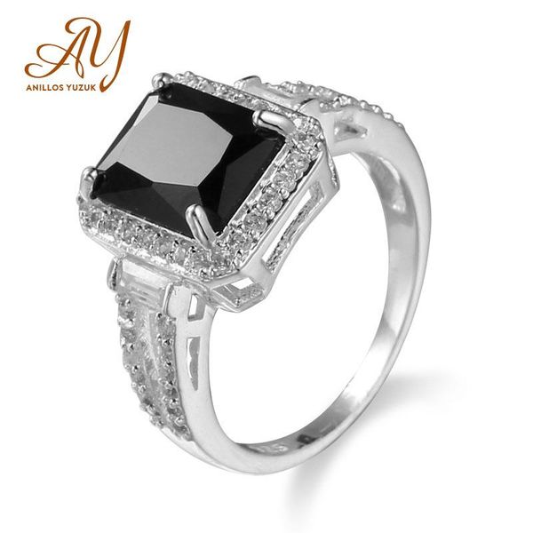 cluster rings anillos yuzuk 925 sterling silver black gemstones finger for men cz wedding engagement ring fine jewelry size 6-10, Golden;silver
cluster rings anillos yuzuk 925 sterling silver black gemstones finger for men cz wedding engagement ring fine jewelry size 6-10, Golden;silver
