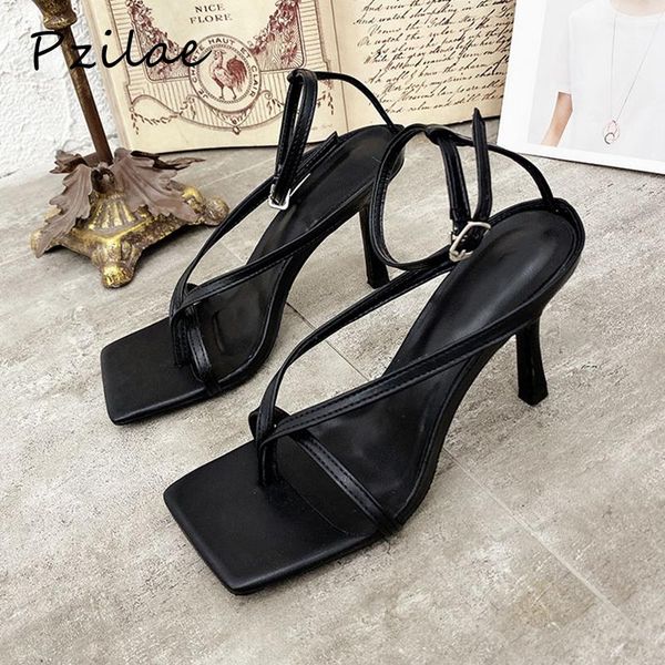 dress shoes pzilae fashion summer high heel sandals narrow band stiletto ladies square toe black thong woman ruway
dress shoes pzilae fashion summer high heel sandals narrow band stiletto ladies square toe black thong woman ruway