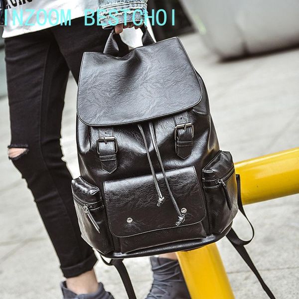 backpack male korean leather fashion personality casual trend student large-capacity school bag outdoor travel multi-function
backpack male korean leather fashion personality casual trend student large-capacity school bag outdoor travel multi-function