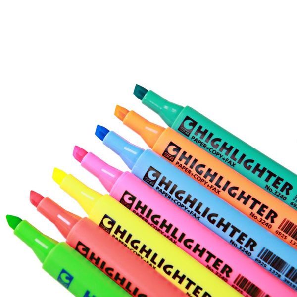 highlighters 10pcs fluorescent highlighter marker pen sweet candy color large capacity school supplies stationery for paint draw, Black;red
highlighters 10pcs fluorescent highlighter marker pen sweet candy color large capacity school supplies stationery for paint draw, Black;red