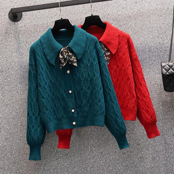 women's knits & tees autumn winter korean style fashion women turn down collar bow long sleeves knitted sweater ladies casual cardigan, White
women's knits & tees autumn winter korean style fashion women turn down collar bow long sleeves knitted sweater ladies casual cardigan, White