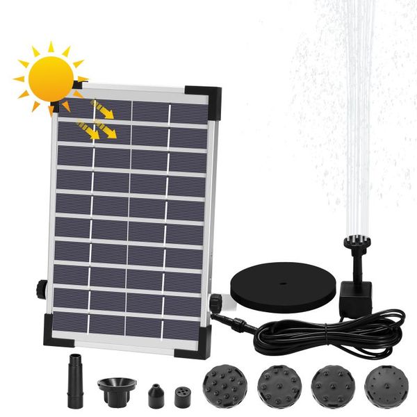 2.5w solar panel powered water fountain pool pond garden water sprinkler sprayer with pump & 6 spray heads
2.5w solar panel powered water fountain pool pond garden water sprinkler sprayer with pump & 6 spray heads