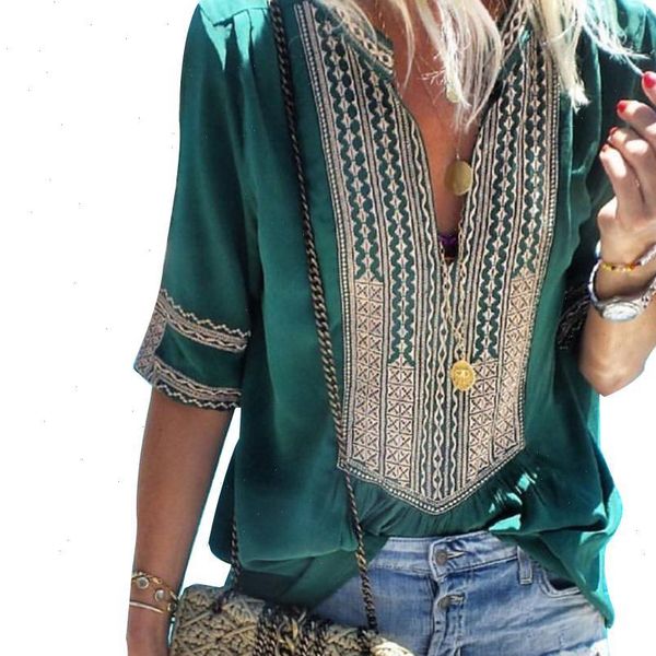 ethnic women casual v neck embroidery plus size half sleeve blouse new drop shipping, White
ethnic women casual v neck embroidery plus size half sleeve blouse new drop shipping, White