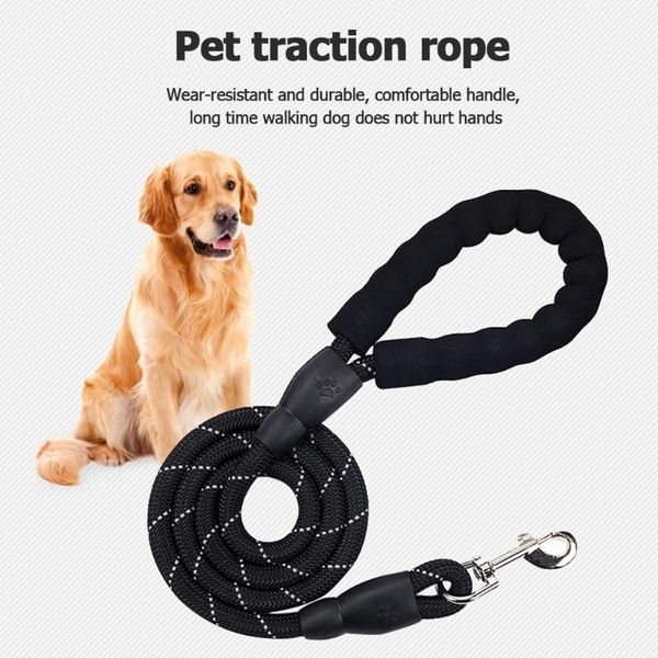 dog collars & leashes pet leash reflective strong collar with comfortable padded handle heavy duty training rope for medium big
dog collars & leashes pet leash reflective strong collar with comfortable padded handle heavy duty training rope for medium big