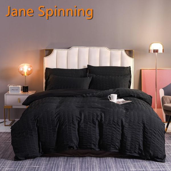 bedding sets 2021 set quilt cover solid color fern flower folds duvet simple with pillowcase white black
bedding sets 2021 set quilt cover solid color fern flower folds duvet simple with pillowcase white black