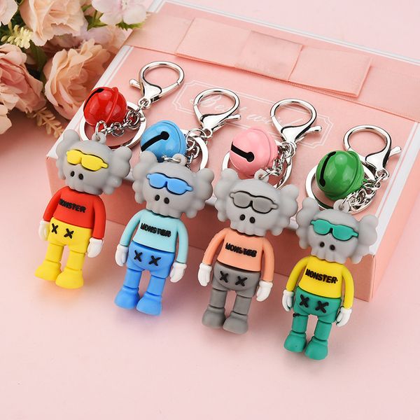 2021 fashion keychain new kaws sesame cox street pendant creative car key chain ring exquisite bag decoration gift, Silver
2021 fashion keychain new kaws sesame cox street pendant creative car key chain ring exquisite bag decoration gift, Silver