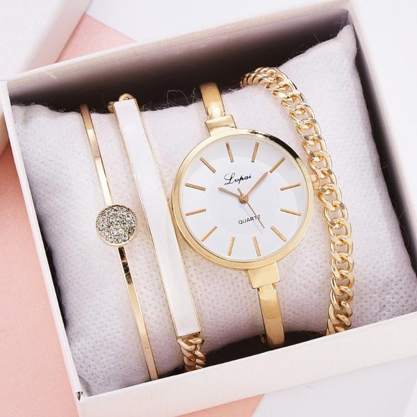 wristwatches watch set women 4pcs quartz wristwatch relogio masculino brand ladies bracelet luxury casual femenino gift for, Slivery;brown
wristwatches watch set women 4pcs quartz wristwatch relogio masculino brand ladies bracelet luxury casual femenino gift for, Slivery;brown