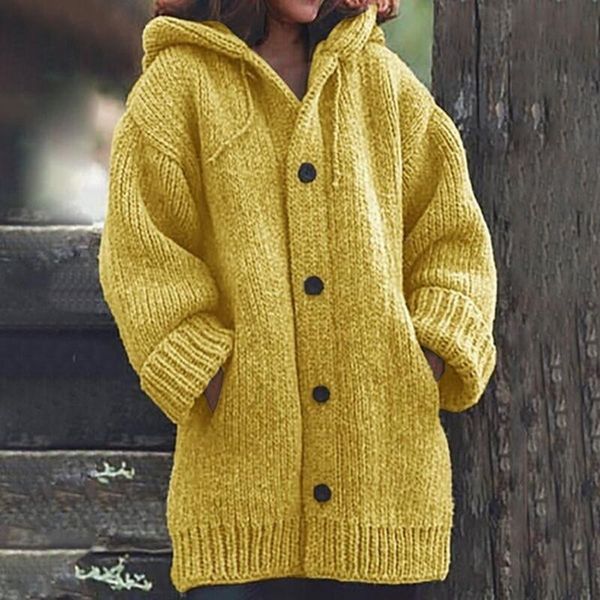 women's knits & tees plus size women long sweater fashion pure color thick winter mid-length hoodies casual sleeve hooded knit outerwea, White
women's knits & tees plus size women long sweater fashion pure color thick winter mid-length hoodies casual sleeve hooded knit outerwea, White