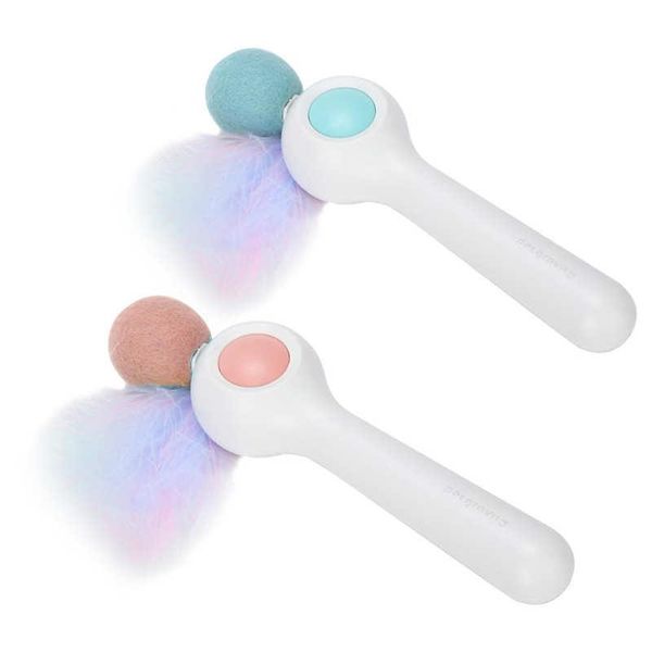 cat toys feather ball interactive toy abs for kitty training exercise