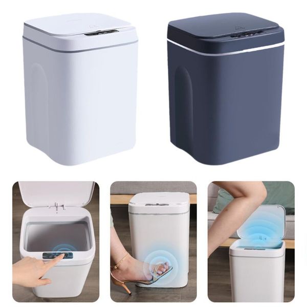 waste bins 14l intelligent trash can automatic sensor dustbin smart electric bin home rubbish for kitchen bathroom garbage
waste bins 14l intelligent trash can automatic sensor dustbin smart electric bin home rubbish for kitchen bathroom garbage