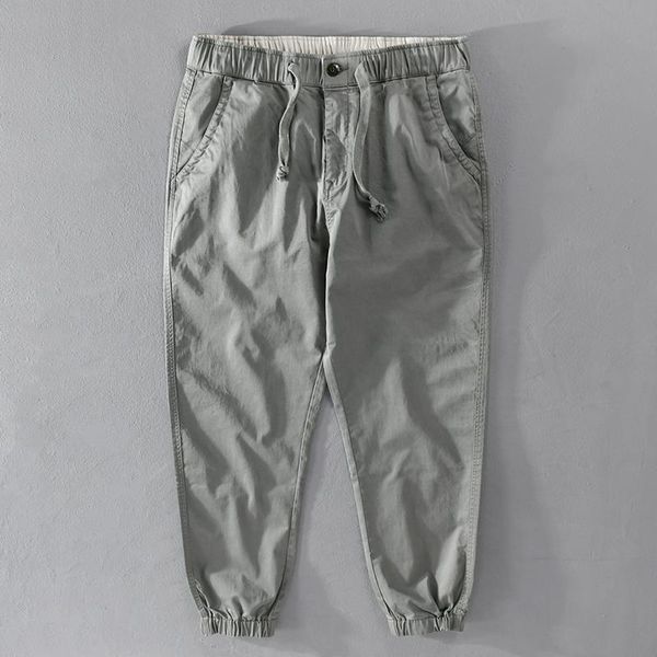 men's pants ankle-length elastic waist cotton men brand fashion solid trousers 29-36 size clothes spodnie pantalones, Black
men's pants ankle-length elastic waist cotton men brand fashion solid trousers 29-36 size clothes spodnie pantalones, Black