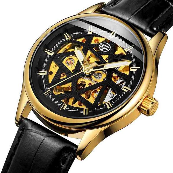 men carving skeleton car clocks mechanical faux leather band poison box ship, Slivery;brown
men carving skeleton car clocks mechanical faux leather band poison box ship, Slivery;brown