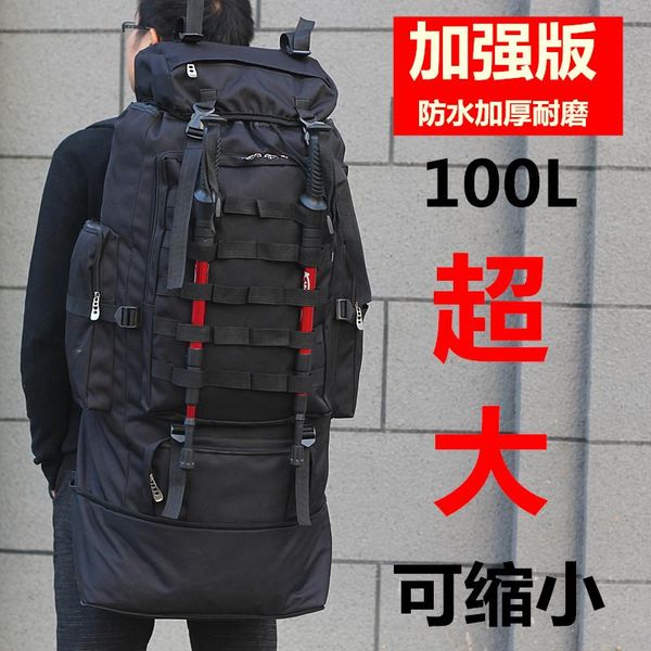 backpack oversized 100l outdoor travel male waterproof mountaineering bag camouflage large capacity camping rucksack
backpack oversized 100l outdoor travel male waterproof mountaineering bag camouflage large capacity camping rucksack