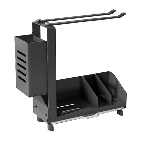 kitchen storage & organization sink sponge holder organizer + towel rack and brush holder,with removable drain pan,can be placed on the desk
kitchen storage & organization sink sponge holder organizer + towel rack and brush holder,with removable drain pan,can be placed on the desk