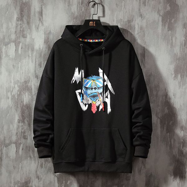 2021 new anime men sweatshirt print long sleeves hoodies funny face pullovers casual tracksuits plus size 4luz, Black
2021 new anime men sweatshirt print long sleeves hoodies funny face pullovers casual tracksuits plus size 4luz, Black