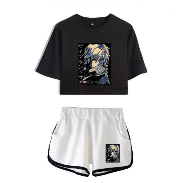 anime vinland saga two piece set women summer umbilical shirt fashion casual cool women's t-shirt, White
anime vinland saga two piece set women summer umbilical shirt fashion casual cool women's t-shirt, White