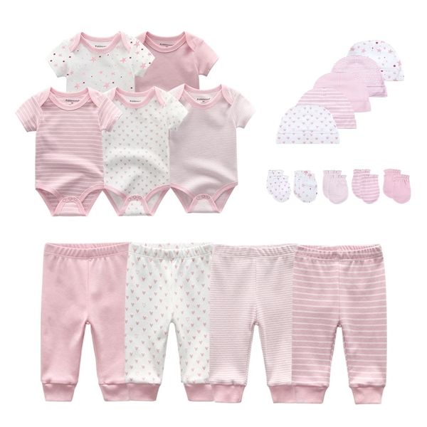 2021 cotton solid newborn sets bodysuits+pants+hats+gloves baby girl boy clothes short sleeve roupas de bebe 210309, White
2021 cotton solid newborn sets bodysuits+pants+hats+gloves baby girl boy clothes short sleeve roupas de bebe 210309, White