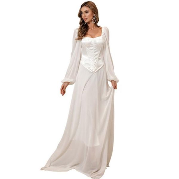 casual dresses cultiseed women strapless square collar slim waist white wedding party dress female lantern sleeve chiffon long gowns, Black;gray
casual dresses cultiseed women strapless square collar slim waist white wedding party dress female lantern sleeve chiffon long gowns, Black;gray