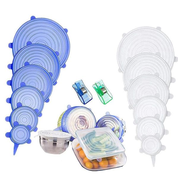 kitchen storage & organization 6pieces food fresh keeping wrap lids silicone stretch reusable bowl cookware cover seal caps
kitchen storage & organization 6pieces food fresh keeping wrap lids silicone stretch reusable bowl cookware cover seal caps