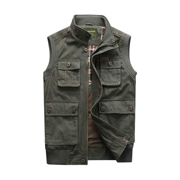 men's vests 2021 vest men cotton sleeveless jackets casual fishing with many pockets outdoors waistcoat drop, Black;white
men's vests 2021 vest men cotton sleeveless jackets casual fishing with many pockets outdoors waistcoat drop, Black;white