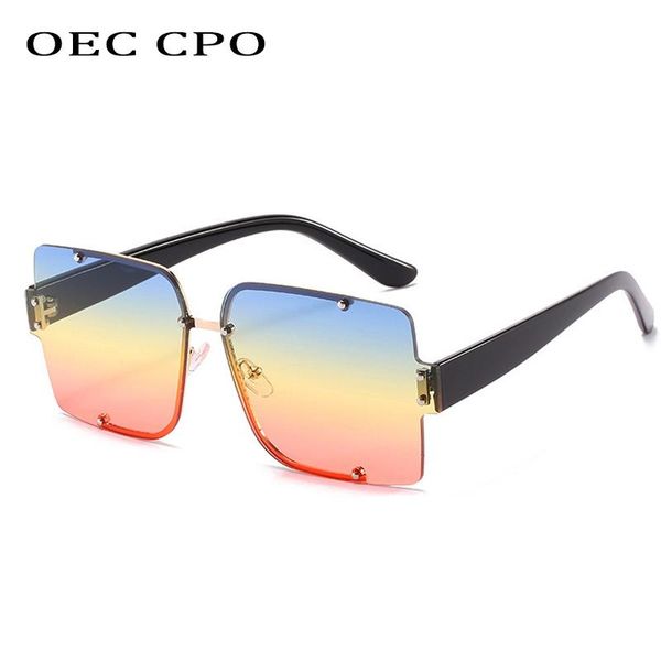 sunglasses oec cpo fashion rimless women brand design oversize square eyeglasses female punk alloy shades glasses uv400 oculos, White;black
sunglasses oec cpo fashion rimless women brand design oversize square eyeglasses female punk alloy shades glasses uv400 oculos, White;black