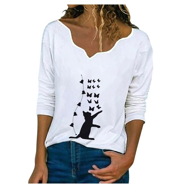 elegant v neck long sleeve t shirt woman dandelion tshirt print casual shirts 2020 fashion streetwear women pullover, Gray
elegant v neck long sleeve t shirt woman dandelion tshirt print casual shirts 2020 fashion streetwear women pullover, Gray