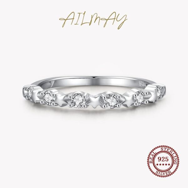 cluster rings ailmay stackable finger genuine 925 sterling silver five-pointed star & round for women wedding engagement jewelry, Golden;silver
cluster rings ailmay stackable finger genuine 925 sterling silver five-pointed star & round for women wedding engagement jewelry, Golden;silver