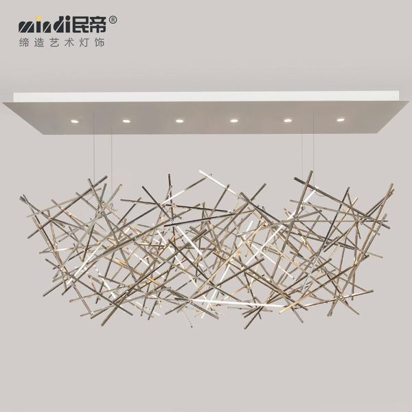 post-modern personality creative branch lamp restaurant bar chandelier designer model room living room line cross lamp
post-modern personality creative branch lamp restaurant bar chandelier designer model room living room line cross lamp