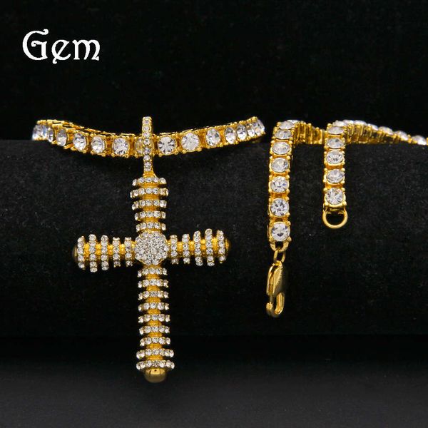 jewelry hip hop blingbling cross pendant cuba chain fashion brand jewelry, Silver
jewelry hip hop blingbling cross pendant cuba chain fashion brand jewelry, Silver