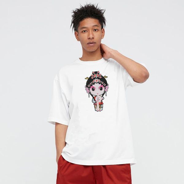 men's t-shirts mens summer tee high-quality cotton peking opera print t shirts oversize soft comfortable casual short-sleeved, White;black
men's t-shirts mens summer tee high-quality cotton peking opera print t shirts oversize soft comfortable casual short-sleeved, White;black