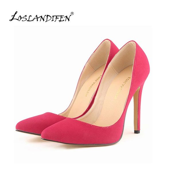 dress shoes loslandifen pointed toe women pumps spring thin high heels faux suede woman office wedding size 302-1suede, Black
dress shoes loslandifen pointed toe women pumps spring thin high heels faux suede woman office wedding size 302-1suede, Black