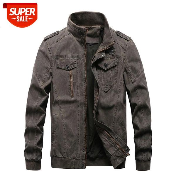 New 2020 Vintage Military Denim Jacket Men Brand Bomber Jackets Male Big Size M-6XL Stand Collar Slim Fit Jaqueta Masculina #Me06, Black;brown
New 2020 Vintage Military Denim Jacket Men Brand Bomber Jackets Male Big Size M-6XL Stand Collar Slim Fit Jaqueta Masculina #Me06, Black;brown