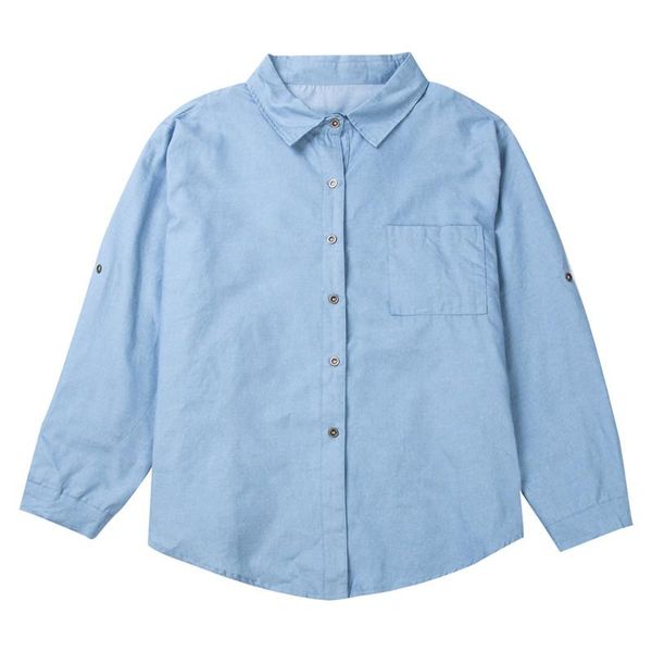 women's blouses & shirts 2021 fashion one pocket women solid blue shirt female blouse long sleeve casual turn-down collar ol style lad, White
women's blouses & shirts 2021 fashion one pocket women solid blue shirt female blouse long sleeve casual turn-down collar ol style lad, White