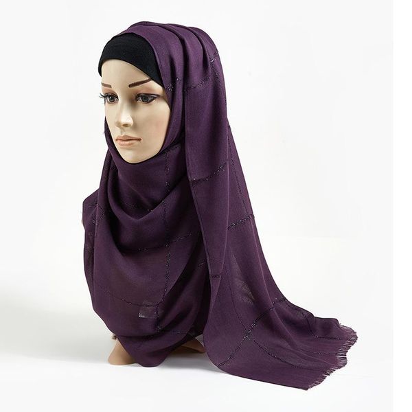 scarves 70*180cm women muslim shimmer glitter plaid hijab scarf foulard femme soft cotton headscarf islamic head scarfs shawls and wraps, Blue;gray
scarves 70*180cm women muslim shimmer glitter plaid hijab scarf foulard femme soft cotton headscarf islamic head scarfs shawls and wraps, Blue;gray