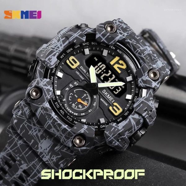waterproof luminous sports chronograph watch men's army camouflage special forces japanese movement electronic 1637 wristwatches, Slivery;brown
waterproof luminous sports chronograph watch men's army camouflage special forces japanese movement electronic 1637 wristwatches, Slivery;brown