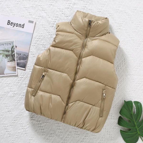 women's vests solid color zipper women cotton vest simple stand collar sleeveless wide-waisted autumn jacket loose casual female outerw, Black;white
women's vests solid color zipper women cotton vest simple stand collar sleeveless wide-waisted autumn jacket loose casual female outerw, Black;white