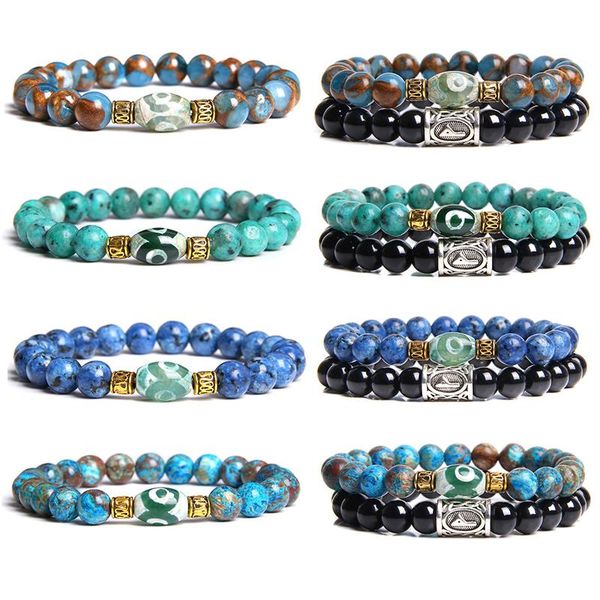 beaded, strands fashion couple bracelet jewelry natural stone beaded charm tibetan dzi agates beads for women men gifts, Black
beaded, strands fashion couple bracelet jewelry natural stone beaded charm tibetan dzi agates beads for women men gifts, Black