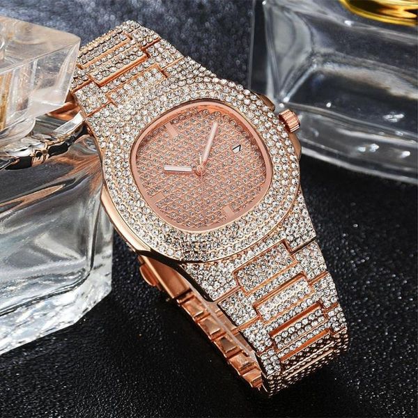 wristwatches 2021 fashion women rose gold watches luxury steel rhinestone quartz clock ladies saat full diamonds watch relogio feminino, Slivery;brown
wristwatches 2021 fashion women rose gold watches luxury steel rhinestone quartz clock ladies saat full diamonds watch relogio feminino, Slivery;brown