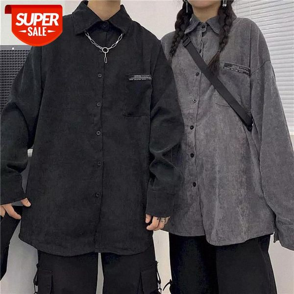korean ins shirts women blouses couple trend dark harajuku loose wild couple corduroy thin coat long sleeve shirts punk goth #7i45, White
korean ins shirts women blouses couple trend dark harajuku loose wild couple corduroy thin coat long sleeve shirts punk goth #7i45, White