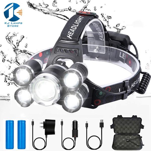 headlamp, ultra bright 5 led rechargeable headlamps, waterproof head lamp with 4 modes headlight for camping walking
headlamp, ultra bright 5 led rechargeable headlamps, waterproof head lamp with 4 modes headlight for camping walking