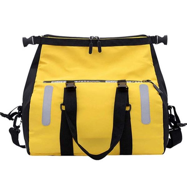 duffel bags travel bag with reflective strip large capacity shoulder dry wet separation sports yoga fitness handbag
duffel bags travel bag with reflective strip large capacity shoulder dry wet separation sports yoga fitness handbag