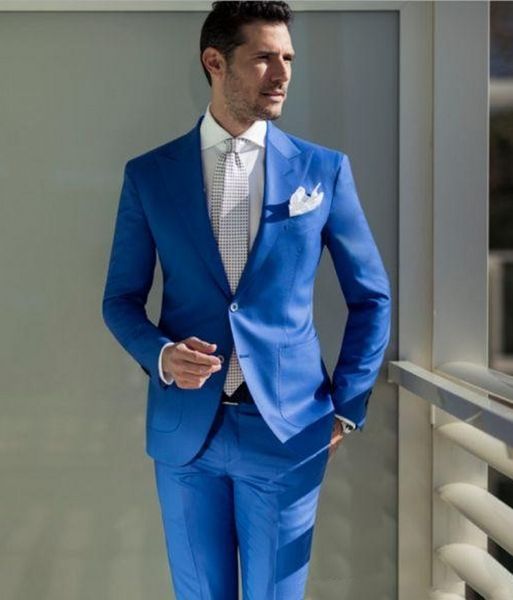 brand new royal blue men wedding tuxedos peak lapel groom tuxedos fashion two button men blazer 2 piece suit prom/dinner jacket custom made(, Black;gray
brand new royal blue men wedding tuxedos peak lapel groom tuxedos fashion two button men blazer 2 piece suit prom/dinner jacket custom made(, Black;gray
