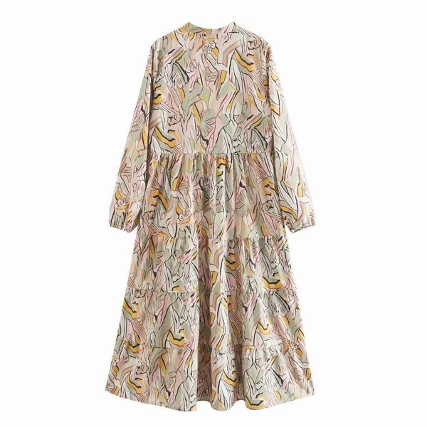 2021 Lacing up V neck Contrast color Print Long Sleeve Dress Holiday Women Spliced Pleated Ruched Loose Long Dresses, Red
2021 Lacing up V neck Contrast color Print Long Sleeve Dress Holiday Women Spliced Pleated Ruched Loose Long Dresses, Red