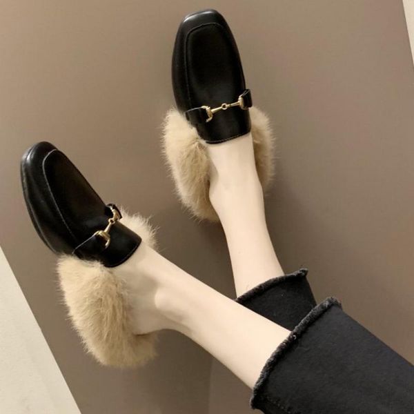 women flat slippers slip on mules brand designers 2021 fashion luxury rivet t-strap slides slip on loafers mules, Black
women flat slippers slip on mules brand designers 2021 fashion luxury rivet t-strap slides slip on loafers mules, Black