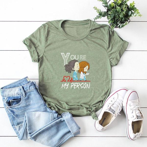 women's t-shirt women t-shirts 100% cotton graphic tees plus size short sleeve female letter you're my person printed shirt tee c, White
women's t-shirt women t-shirts 100% cotton graphic tees plus size short sleeve female letter you're my person printed shirt tee c, White