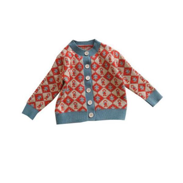 pullover cultiseed baby girls korean cartoon print single breasted knitted sweaters cardigan coats children kids long sleeve casual, Blue 
pullover cultiseed baby girls korean cartoon print single breasted knitted sweaters cardigan coats children kids long sleeve casual, Blue