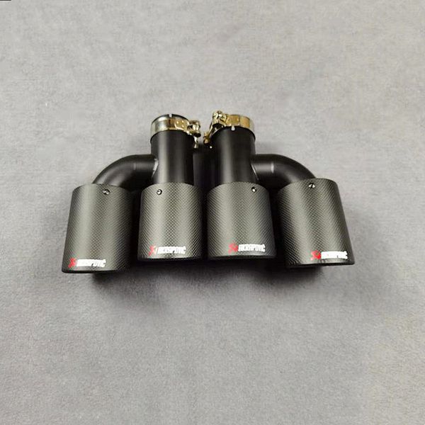1 pair h model new style matte carbon fiber exhaust pipe car universal for akrapovic matte stainless steel tailpipe muffler tip
1 pair h model new style matte carbon fiber exhaust pipe car universal for akrapovic matte stainless steel tailpipe muffler tip